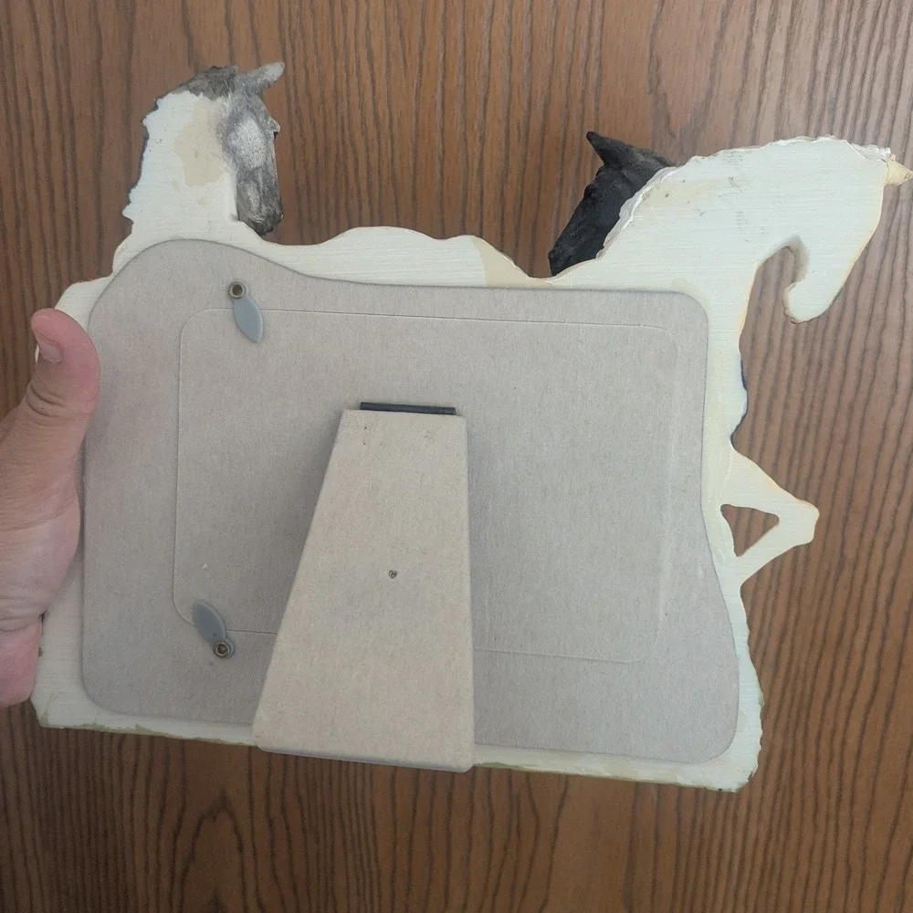 VTG Horse Resin 3D Picture Frame 4x6 Western Equestrian Decor Cowboy E&S Imports